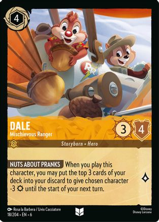 Dale - Mischievous Ranger (6-018) (Cold Foil)