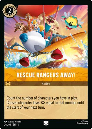 Rescue Rangers Away! (6-029) (Cold Foil)