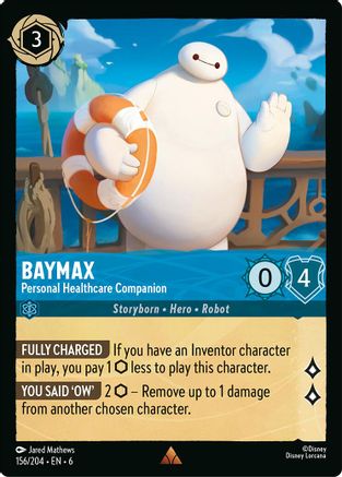 Baymax - Personal Healthcare Companion (6-156) (Cold Foil)