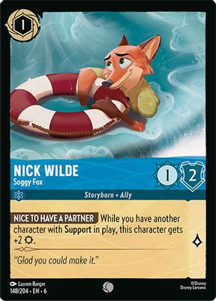 Nick Wilde - Soggy Fox (6-148)