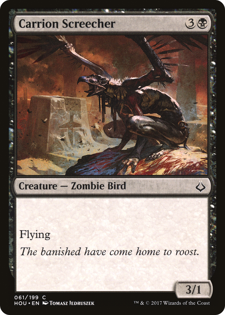 Carrion Screecher (HOU-061) (Foil)