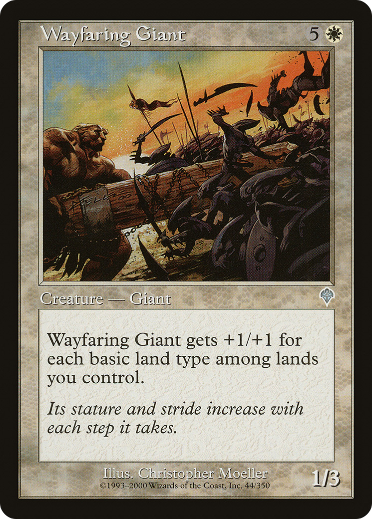 Wayfaring Giant (INV-044) (Foil)