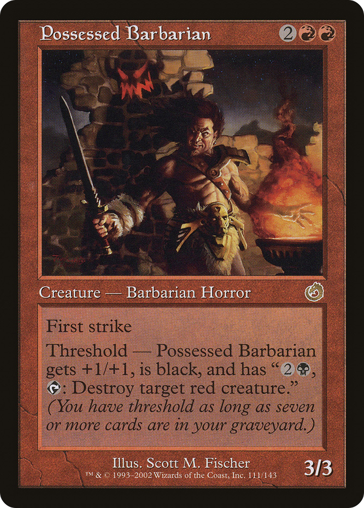 Possessed Barbarian (TOR-111) (Foil)