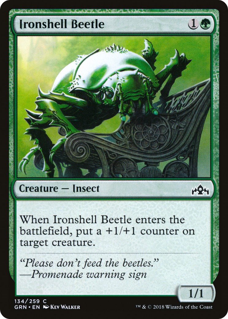 Ironshell Beetle (GRN-134) (Foil)