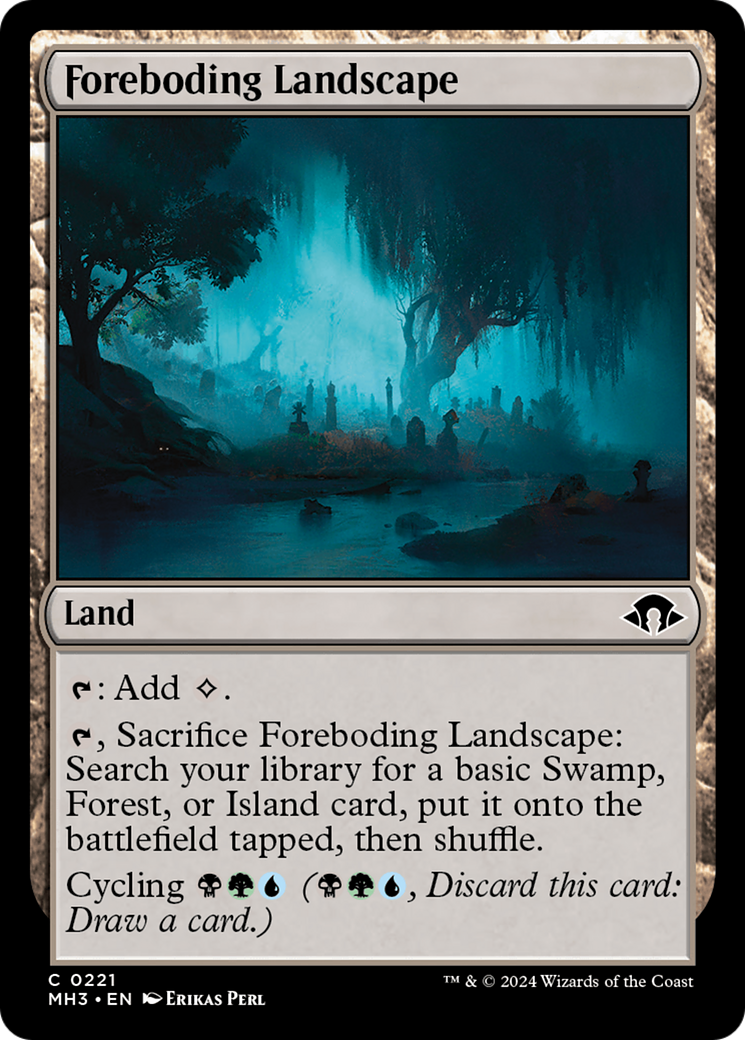 Foreboding Landscape (MH3-221) (Foil)