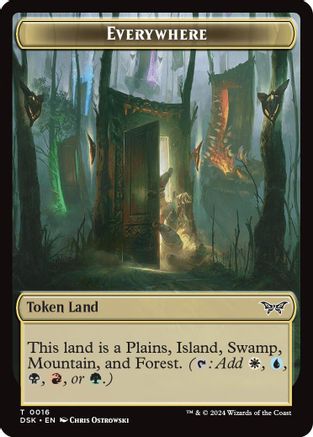 Everywhere // Copy Double-Sided Token (DSK-16 // 1) (Foil)