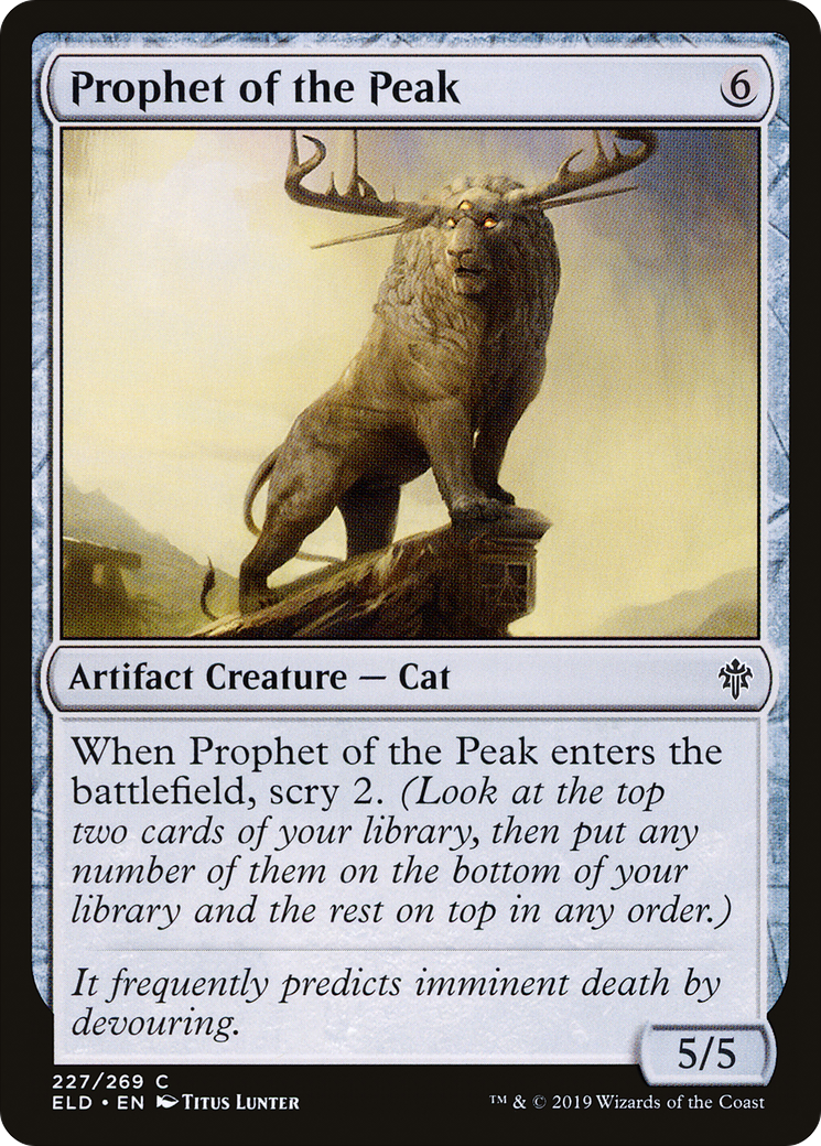 Prophet of the Peak (ELD-227) (Foil)
