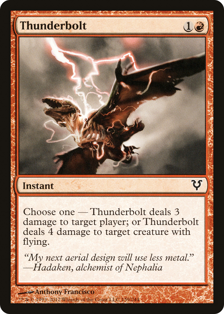 Thunderbolt (AVR-159) (Foil)