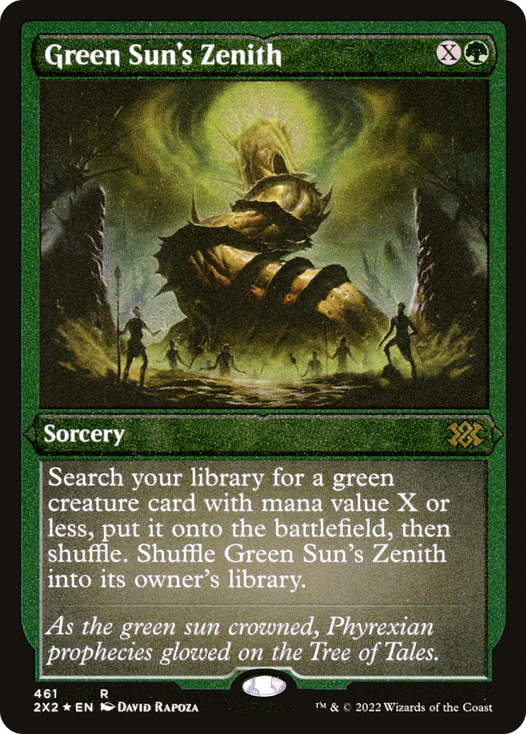Green Sun's Zenith (2X2-461) (Etched Foil)
