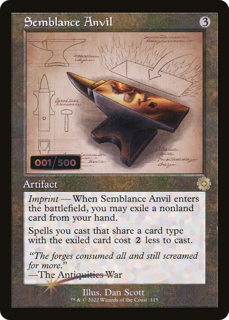 Semblance Anvil (BRR-115Z) (Foil) (Serialized)