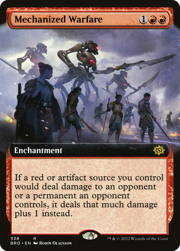 Mechanized Warfare (BRO-338) (Extended Art) (Foil)