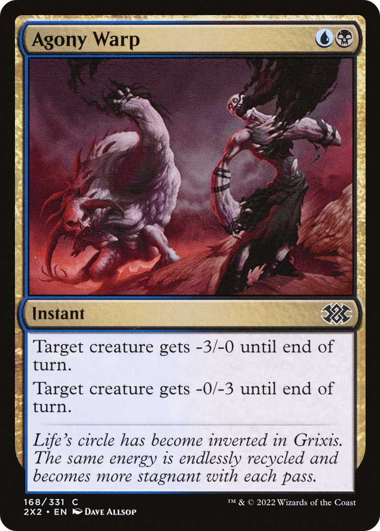 Agony Warp (2X2-168) (Foil)