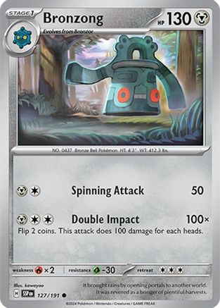 Bronzong (SSP-127) (Reverse Holofoil)