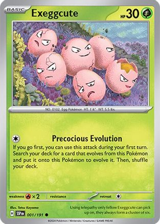 Exeggcute (SSP-001) (Reverse Holofoil)