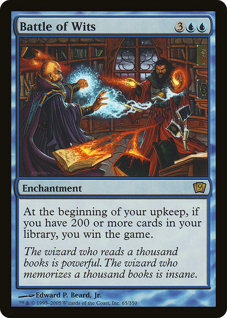 Battle of Wits (9ED-065★) (Foil)