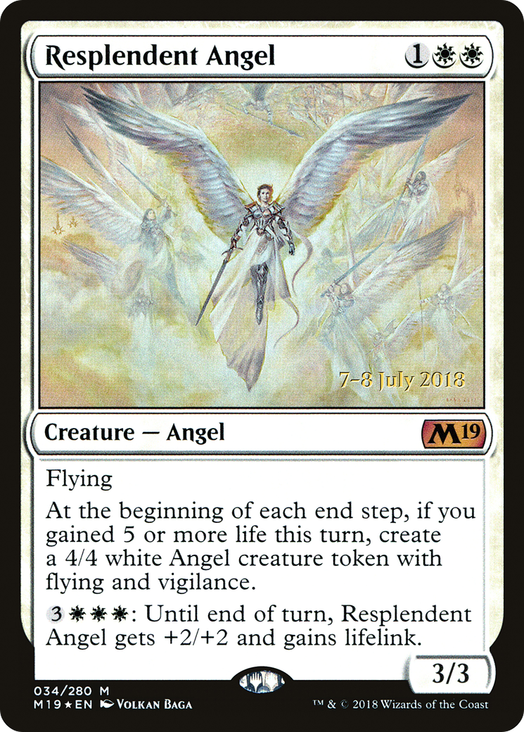 Resplendent Angel (PRE-34S) (Foil)