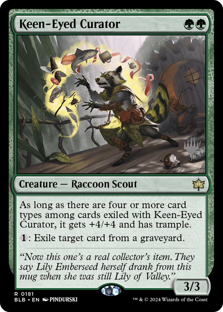 Keen-Eyed Curator (PPBLB-181P) (Foil)
