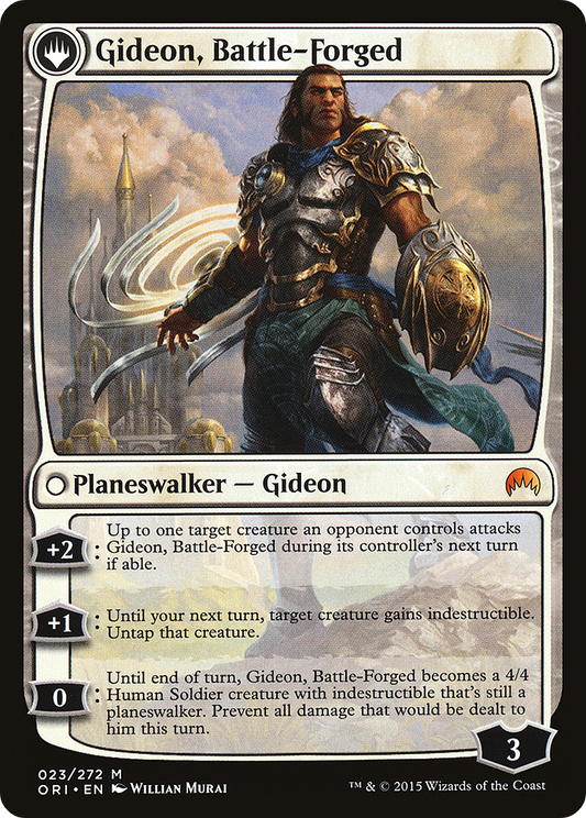 Kytheon, Hero of Akros // Gideon, Battle-Forged (ORI-023) (Foil)