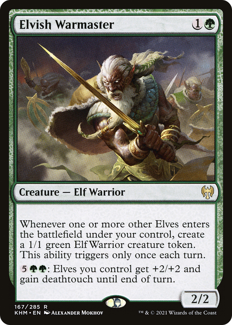 Elvish Warmaster (KHM-167) (Foil)