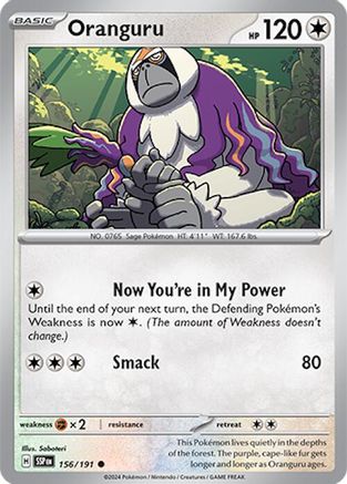Oranguru (SSP-156) (Reverse Holofoil)