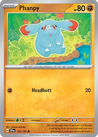 Phanpy (SSP-102) (Reverse Holofoil)