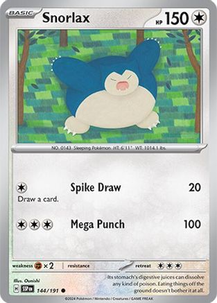 Snorlax (SSP-144) (Reverse Holofoil)