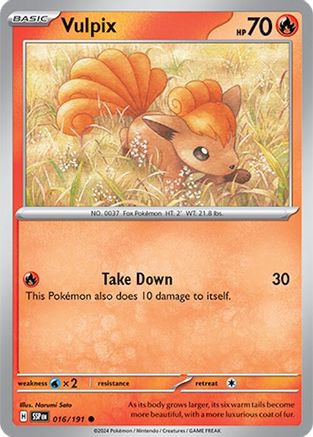 Vulpix (SSP-016) (Reverse Holofoil)