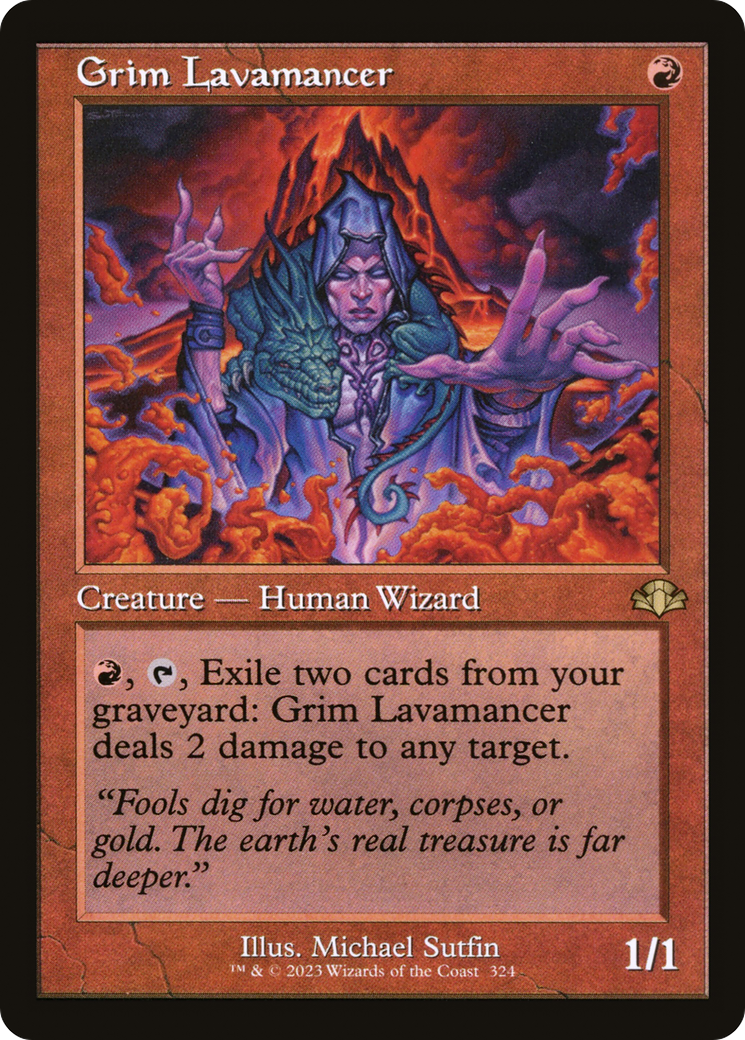 Grim Lavamancer (DMR-324) (Foil)