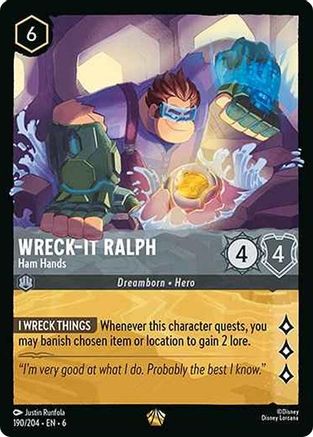 Wreck-It Ralph - Ham Hands (6-190) (Cold Foil)