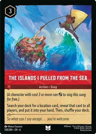 The Islands I Pulled From The Sea (6-130) (Cold Foil)