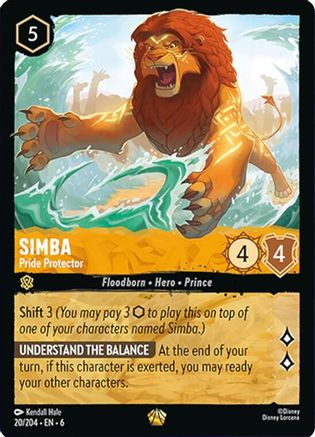 Simba - Pride Protector (6-020) (Cold Foil)