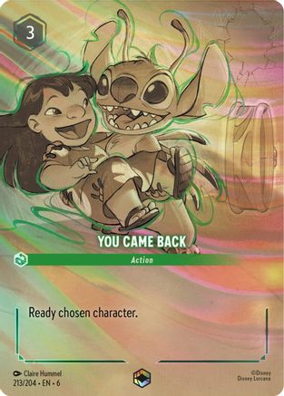 You Came Back (Enchanted) (6-213) (Holofoil)