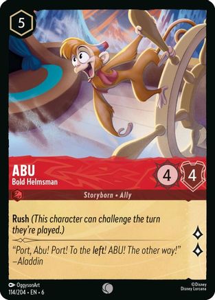 Abu - Bold Helmsman (6-114) (Cold Foil)
