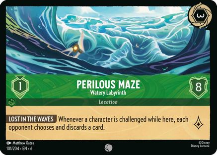 Perilous Maze - Watery Labyrinth (6-101) (Cold Foil)