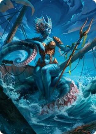 Kiora, the Rising Tide Art Card (30/54) (ASFDN-030)