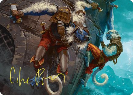 Goblin Boarders Art Card (11/54) (Gold-Stamped Signature) (ASFDN-011)