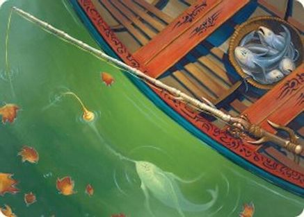 Fishing Pole Art Card (18/54) (ASFDN-018)