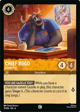 Chief Bogo - Gazelle Fan (6-011)