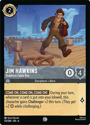 Jim Hawkins - Stubborn Cabin Boy (6-173) (Cold Foil)