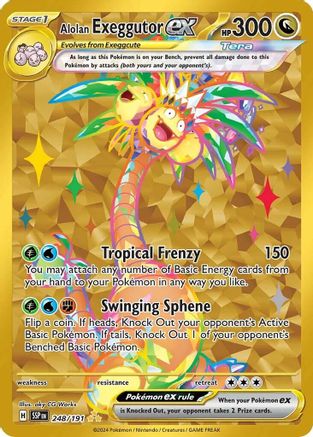 Alolan Exeggutor ex (SSP-248) (Holofoil)