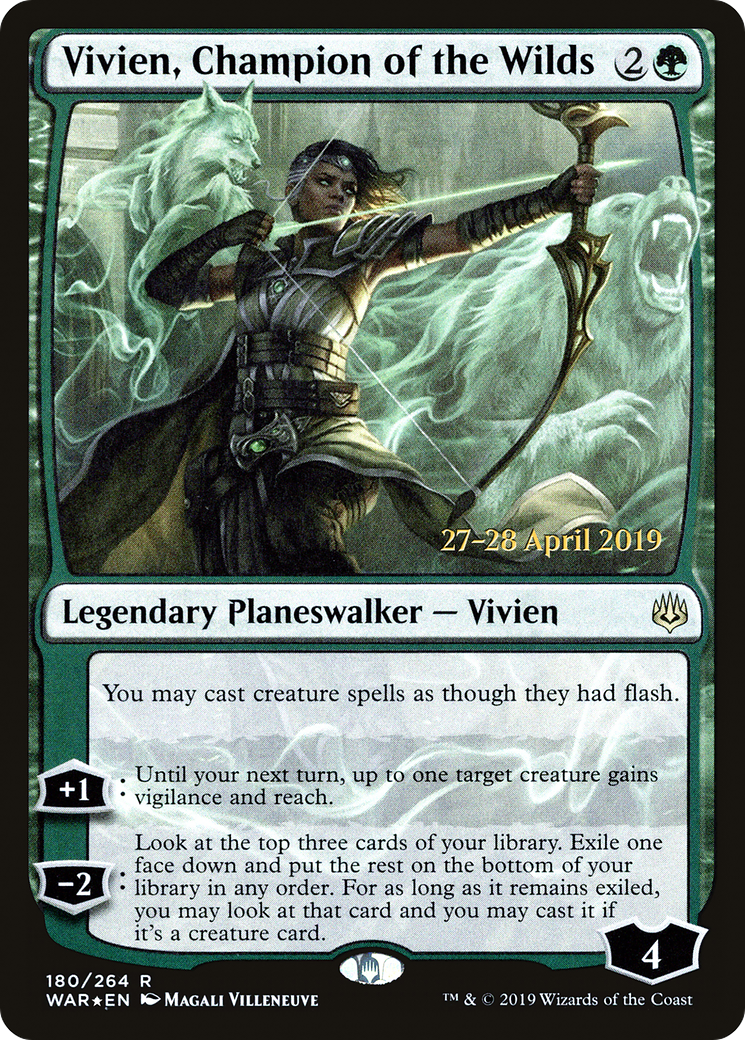 Vivien, Champion of the Wilds (PRE-180S) (Foil)