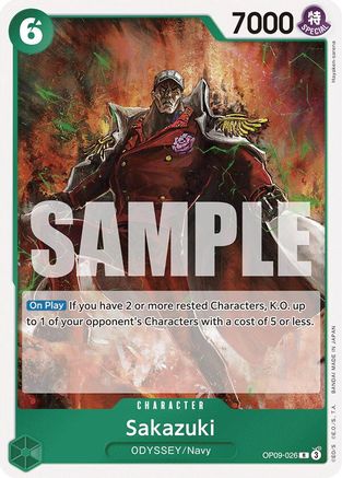 Sakazuki (OP09-026) (Foil)