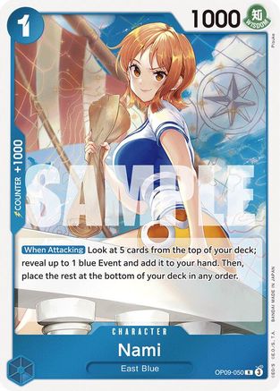 Nami (050) (OP09-050) (Foil)