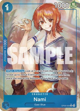Nami (050) (Parallel) (OP09-050) (Foil)