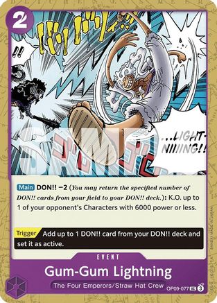 Gum-Gum Lightning (OP09-077)