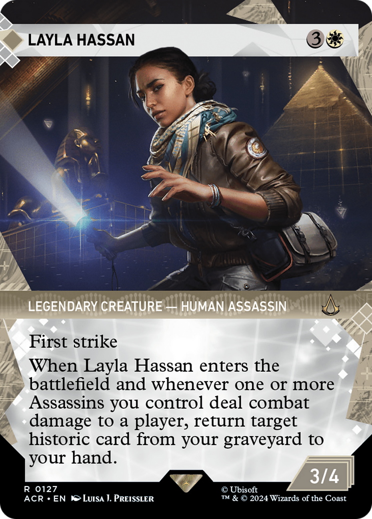 Layla Hassan (ACR-127) (Showcase) (Borderless) (Foil)