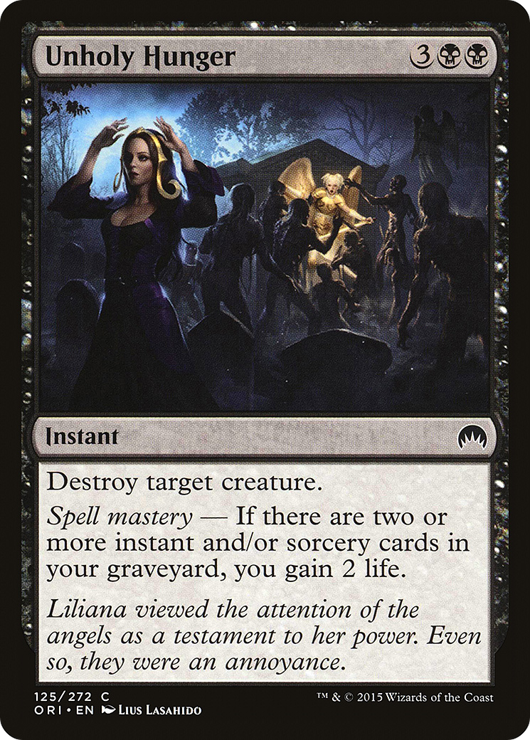 Unholy Hunger (ORI-125) (Foil)