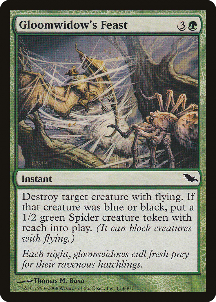 Gloomwidow's Feast (SHM-118) (Foil)