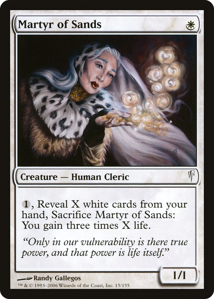 Martyr of Sands (CSP-015) (Foil)
