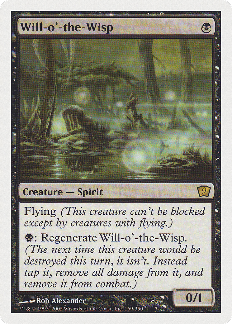 Will-o'-the-Wisp (9ED-169★) (Foil)